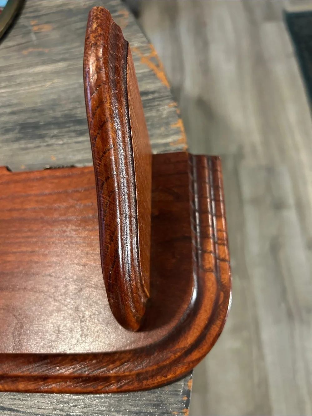 Wood Wall Shelf - Brown Decorative Floating Shelf